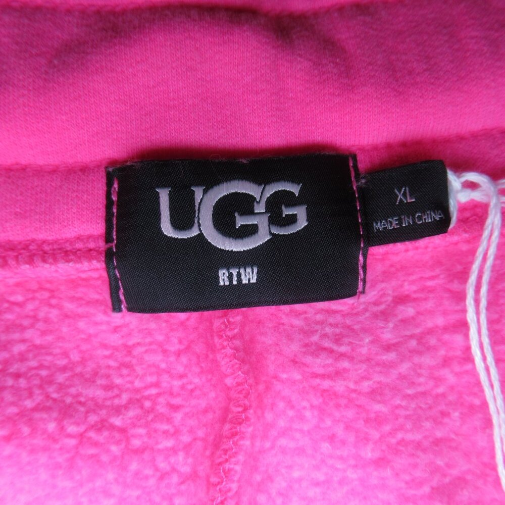 UGG Hot Pink 'Daniella' Drawstring Sweatpants | Size XL - Picture 8 of 11